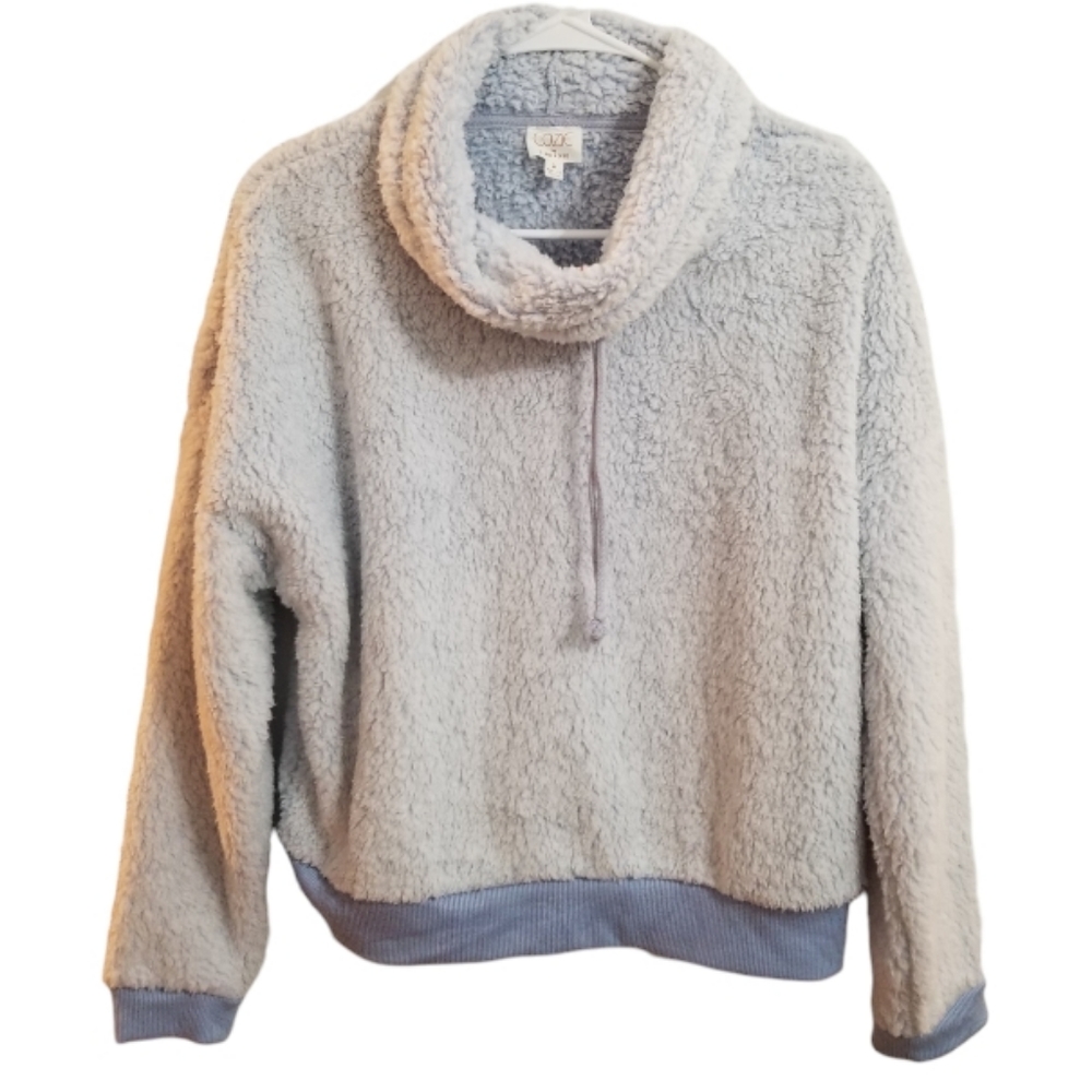 NEW COZIE by Pink Rose Fleece Pullover Women's Size Large